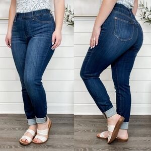 Judy Blue Dark Blue Skinny Pull On Jeans